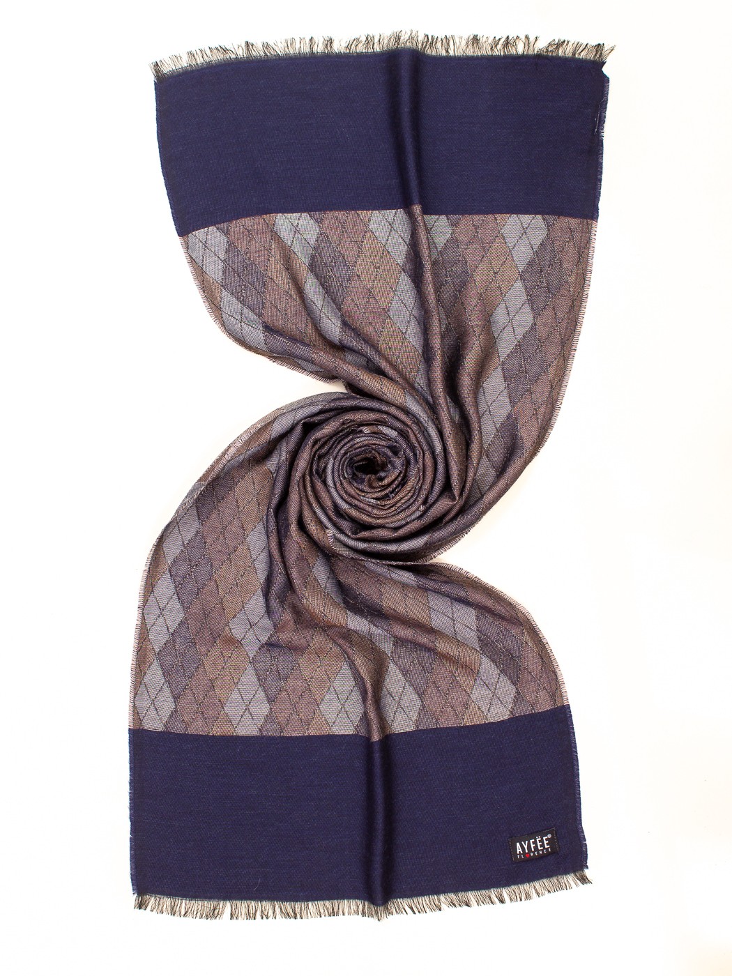 STOLA UOMO JACQUARD MICRO TIE, 180X40 - BEIGE